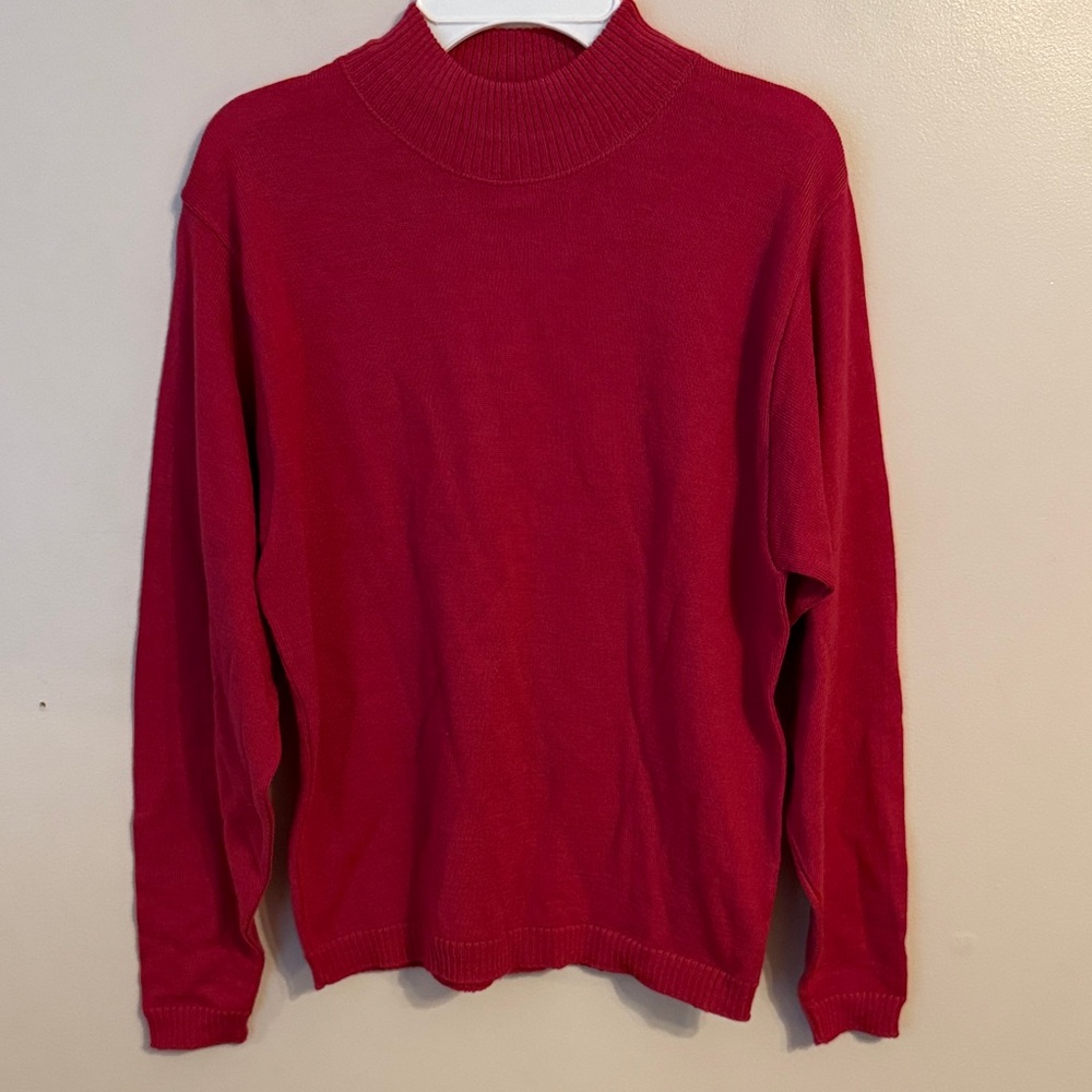 Pendleton 100% Wool‎ Pink Long Sleeve Sweater Size Medium